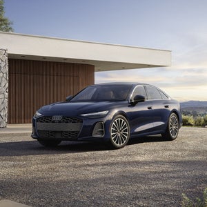 Blue 2026 Audi A6 parked